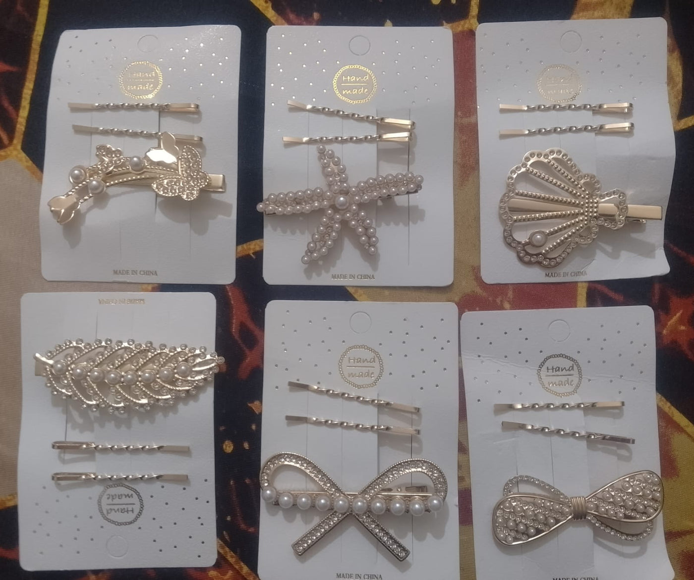 Beaded Pins And Hair Clips Set –