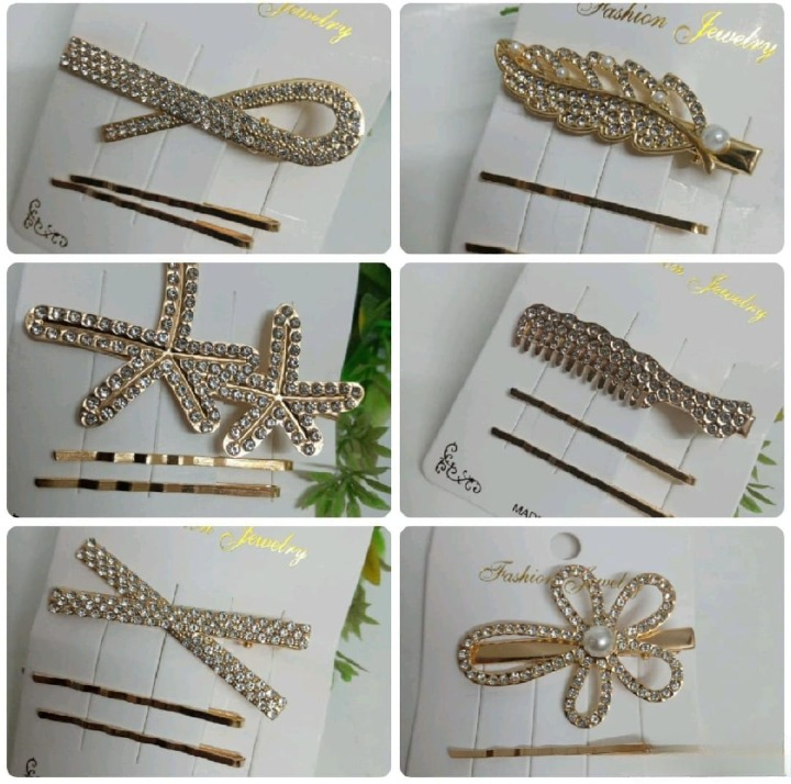 Beaded Pins And Hair Clips Set –