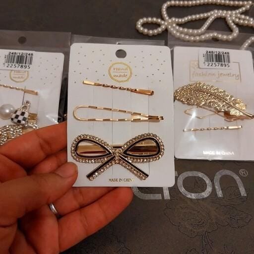 Beaded Pins And Hair Clips Set –